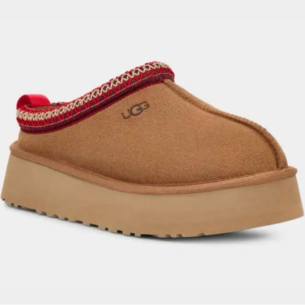 UGG Taz Chestnut Platform Slippers